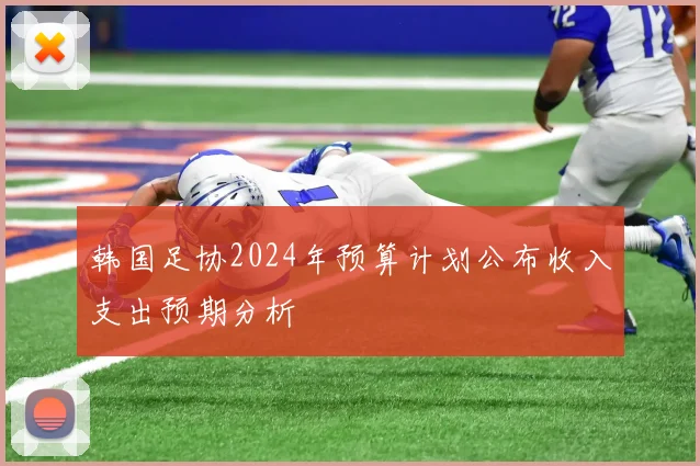 韩国足协2024年预算计划公布收入支出预期分析